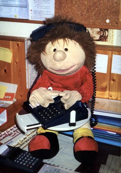 Freddy im B&uuml;ro